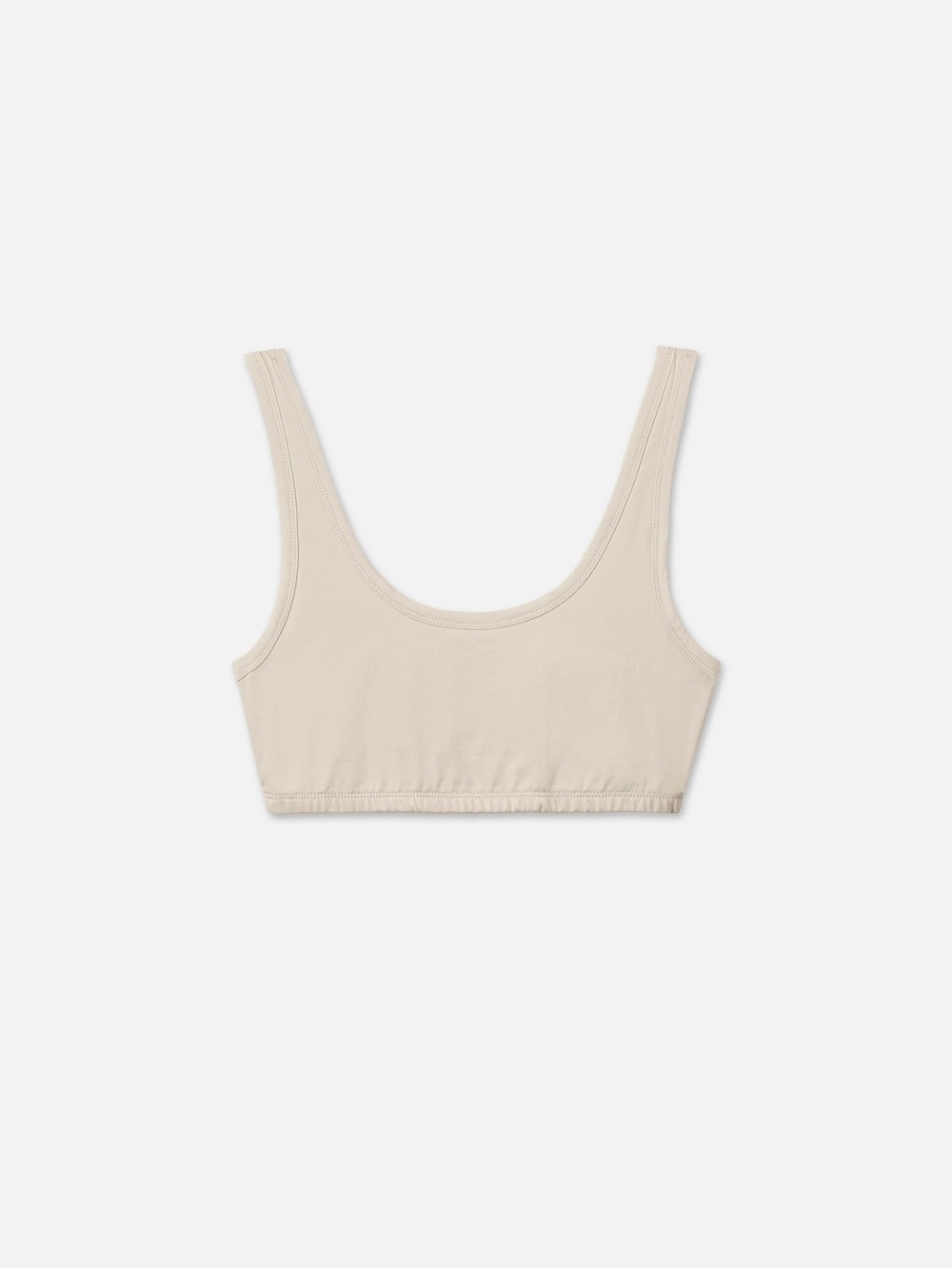 MATE THE LABEL ORGANIC COMFORT SCOOP BRALETTE BONE M - Picture 3 of 5